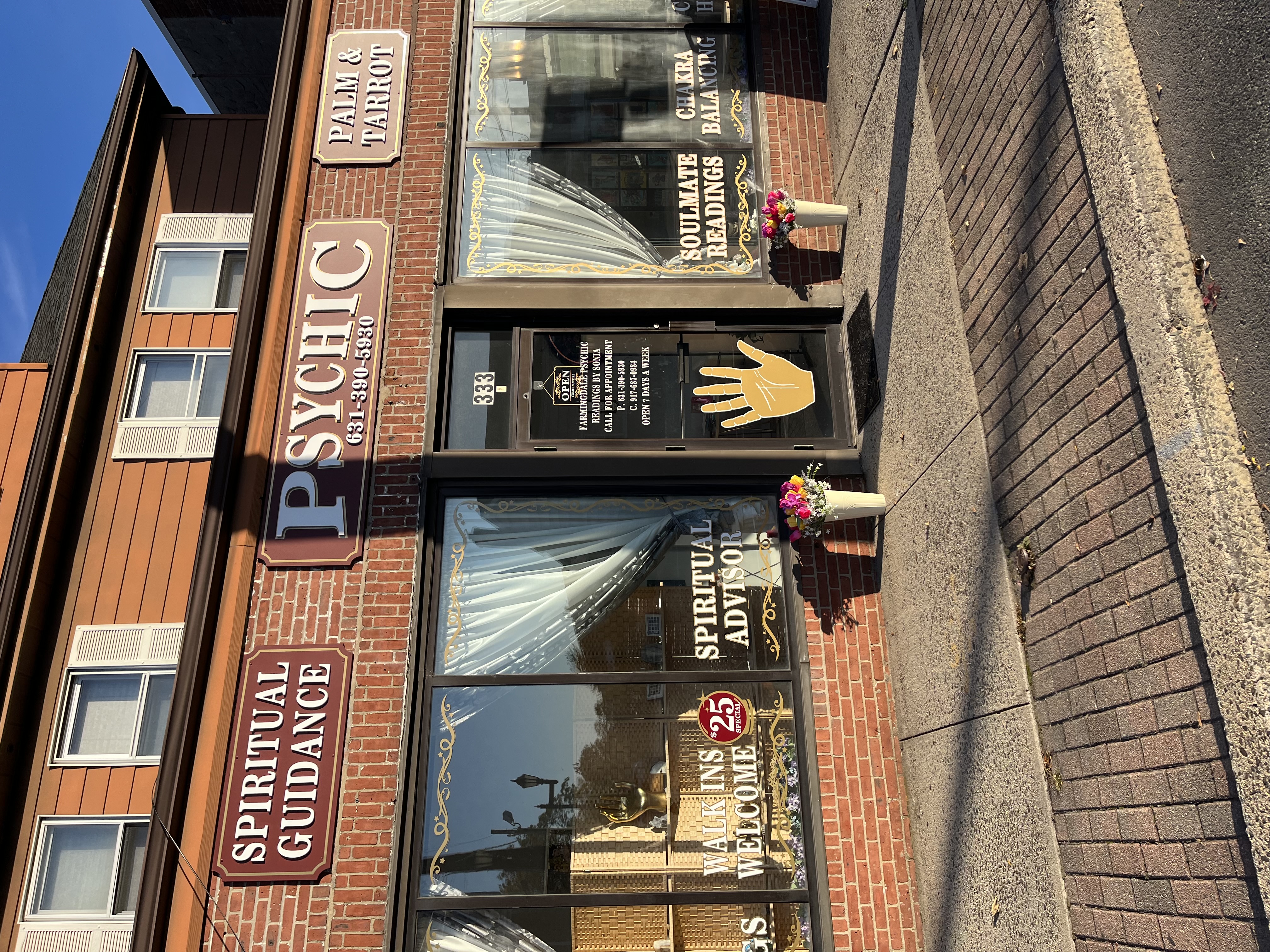 Farmingdale Psychic storefront exterior